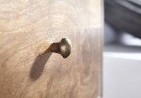 Nachttisch Massivholz Schublade Nachtkonsole Boxspringbett Nachtkommode Stauraum – Ansicht 5