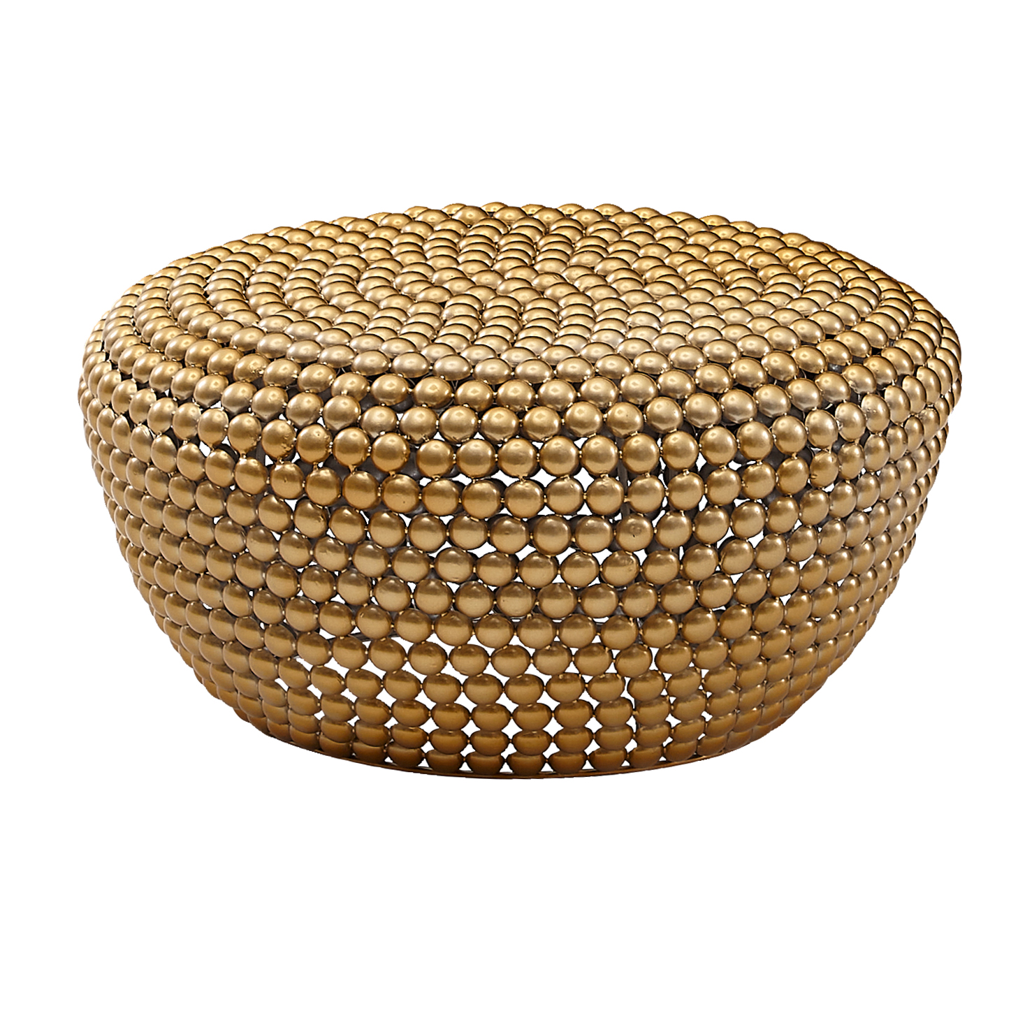 FineBuy Design Couchtisch rund 60 cm Metall - Handgefertigter runder Wohnzimmertisch aus Aluminium - Alu Loungetisch - Dekotisch | Farbe: Gold FineBuy Design Couchtisch rund 60 cm Metall - Handgefertigter runder Wohnzimmertisch aus Aluminium - Alu Loungetisch - Dekotisch | Farbe: Gold