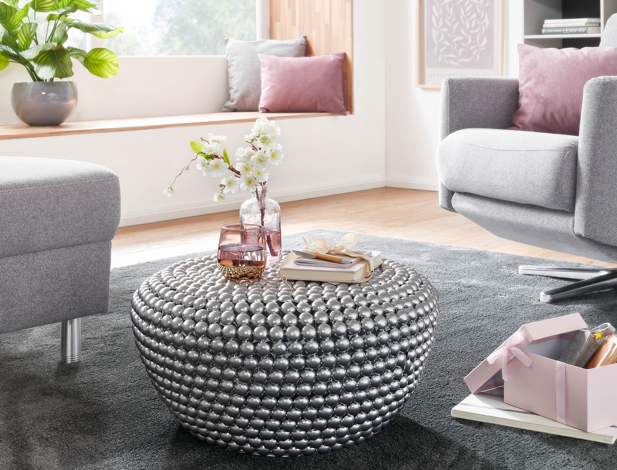 FineBuy Design Couchtisch rund 60 cm Metall - Handgefertigter runder Wohnzimmertisch aus Aluminium - Alu Loungetisch - Dekotisch | Farbe: Gold FineBuy Design Couchtisch rund 60 cm Metall - Handgefertigter runder Wohnzimmertisch aus Aluminium - Alu Loungetisch - Dekotisch | Farbe: Gold