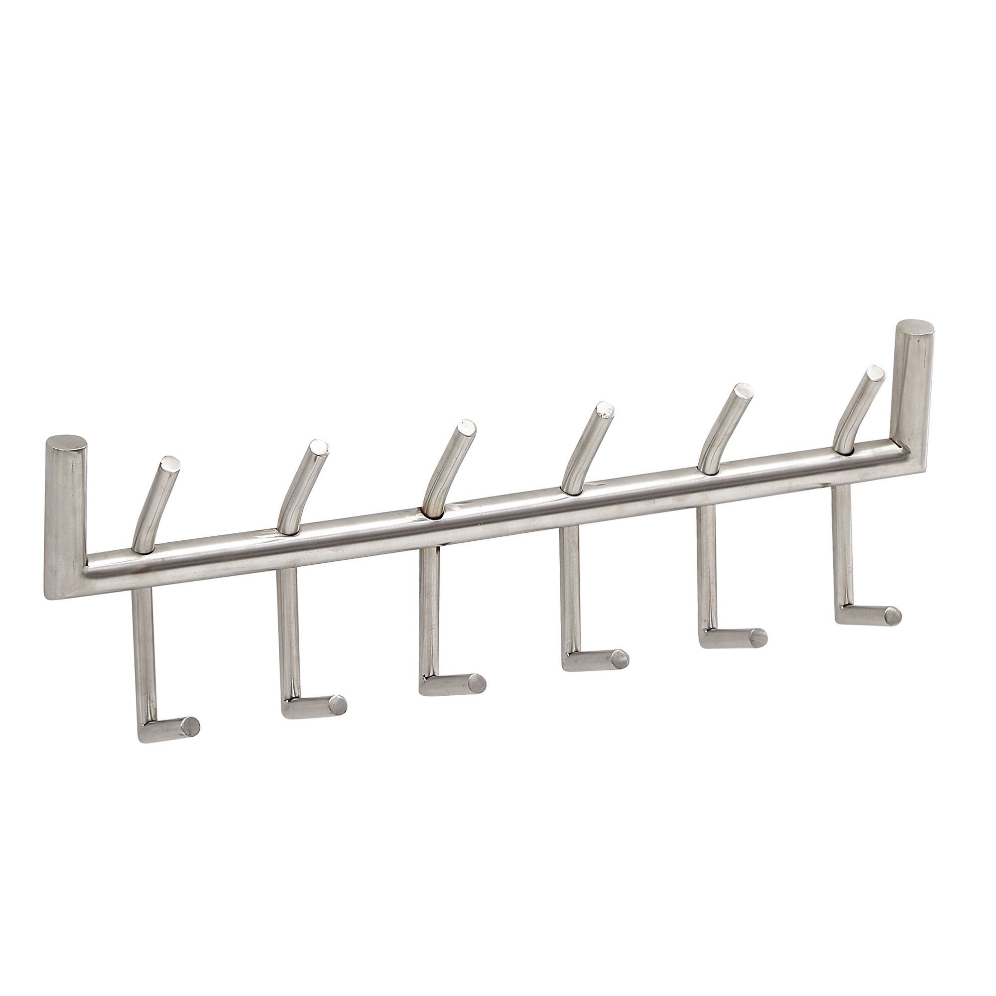 Wandgarderobe Metall mit 12 Haken