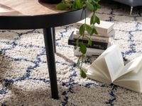 Couchtisch Rund 76cm Skandinavisches Design Eiche Wohnzimmertisch 4 Holz Beine – Ansicht 5