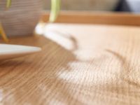 Couchtisch Rund 80cm Skandinavisches Eiche Design Wohnzimmertisch Kreuzgestell – Ansicht 6