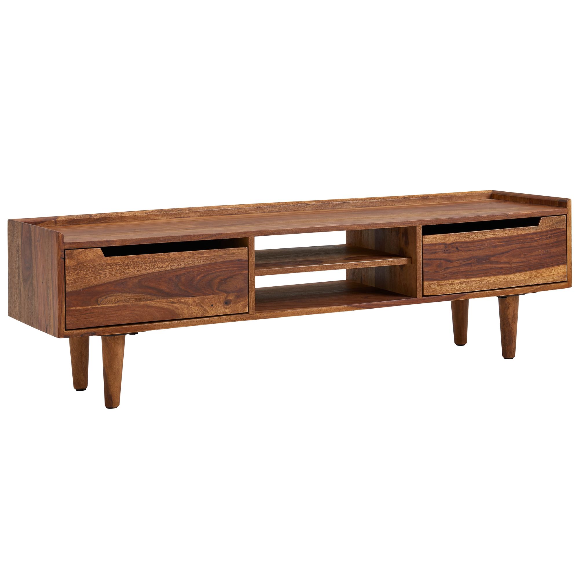TV Schrank FineBuy Lowboard 145x43x35 cm Holz Fernsehkommode Fernsehschrank – Ansicht 6