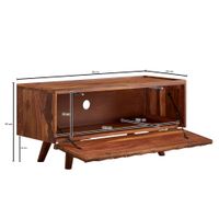 TV Schrank FineBuy Lowboard 92x44x35 cm Holz Fernsehkommode Fernsehschrank – Ansicht 3