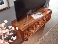 TV Schrank FineBuy Lowboard 92x44x35 cm Holz Fernsehkommode Fernsehschrank – Ansicht 4
