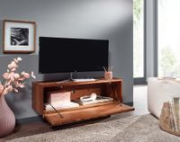 TV Schrank FineBuy Lowboard 92x44x35 cm Holz Fernsehkommode Fernsehschrank – Ansicht 2
