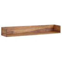 Wandregal FineBuy Hängeregal Holz Massiv 120x15x20 cm Regal Groß Schwebend – Ansicht 6