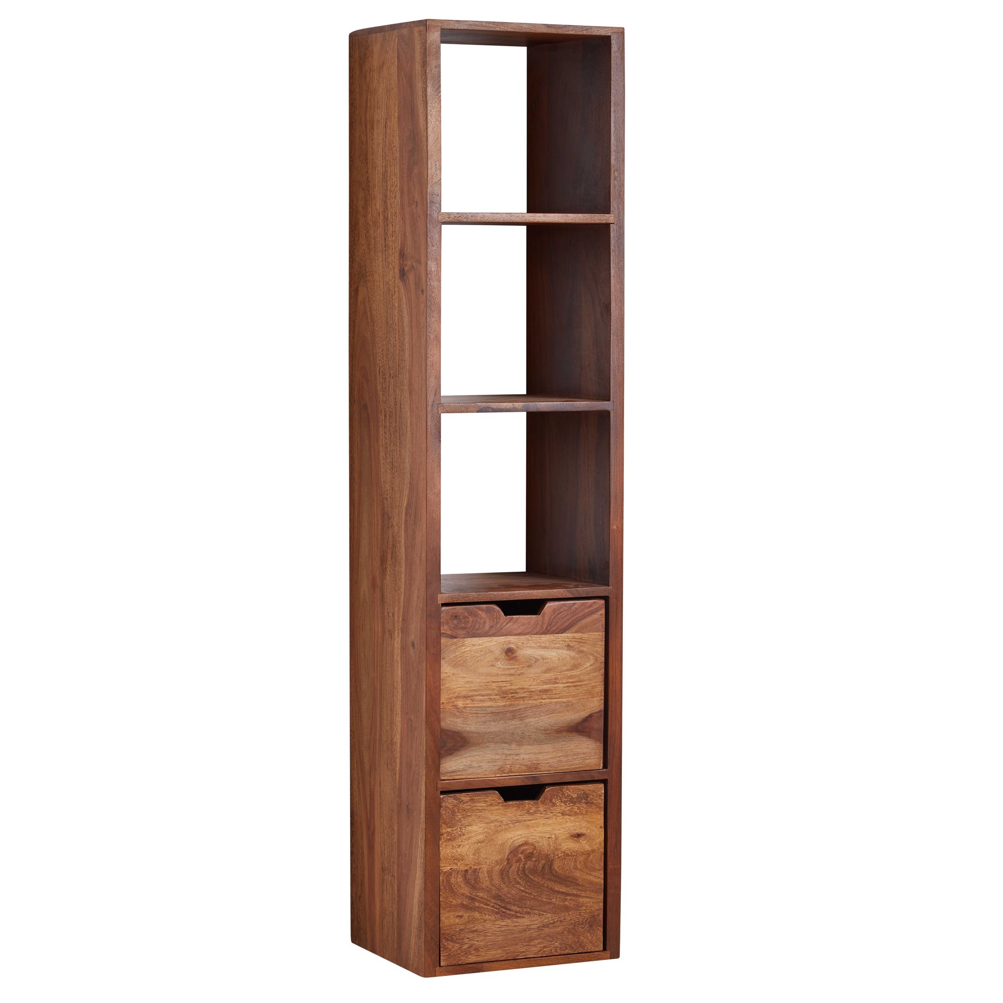 Wandregal FineBuy Schweberegal mit Schubladen 150 cm Holz Regal Hängend Massiv – Ansicht 6