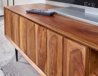 TV Schrank FineBuy Lowboard 123x42x35 cm Holz Fernsehkommode Fernsehschrank – Ansicht 4