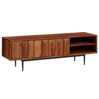 TV Schrank FineBuy Lowboard 123x42x35 cm Holz Fernsehkommode Fernsehschrank – Ansicht 6
