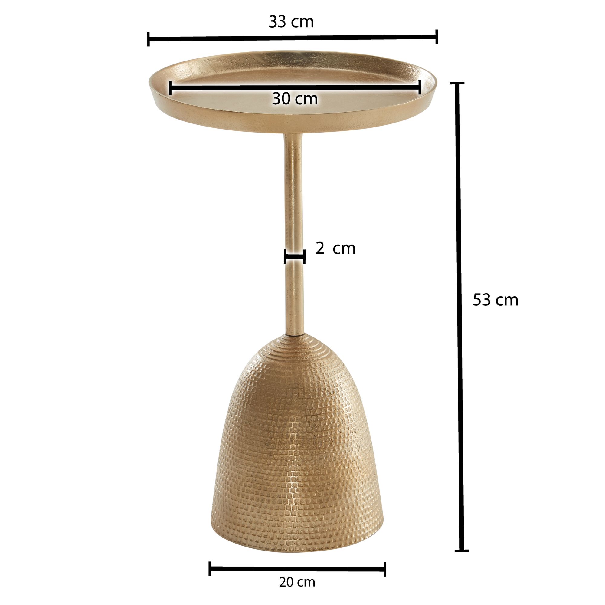 FineBuy Orientalischer Beistelltisch rund Ø 33cm Metall gold - kleiner Design Wohnzimmertisch Aluminium - Alu Couchtisch - Sofatisch - Anstelltisch | Farbe: Gold FineBuy Orientalischer Beistelltisch rund Ø 33cm Metall gold - kleiner Design Wohnzimmertisch Aluminium - Alu Couchtisch - Sofatisch - Anstelltisch | Farbe: Gold