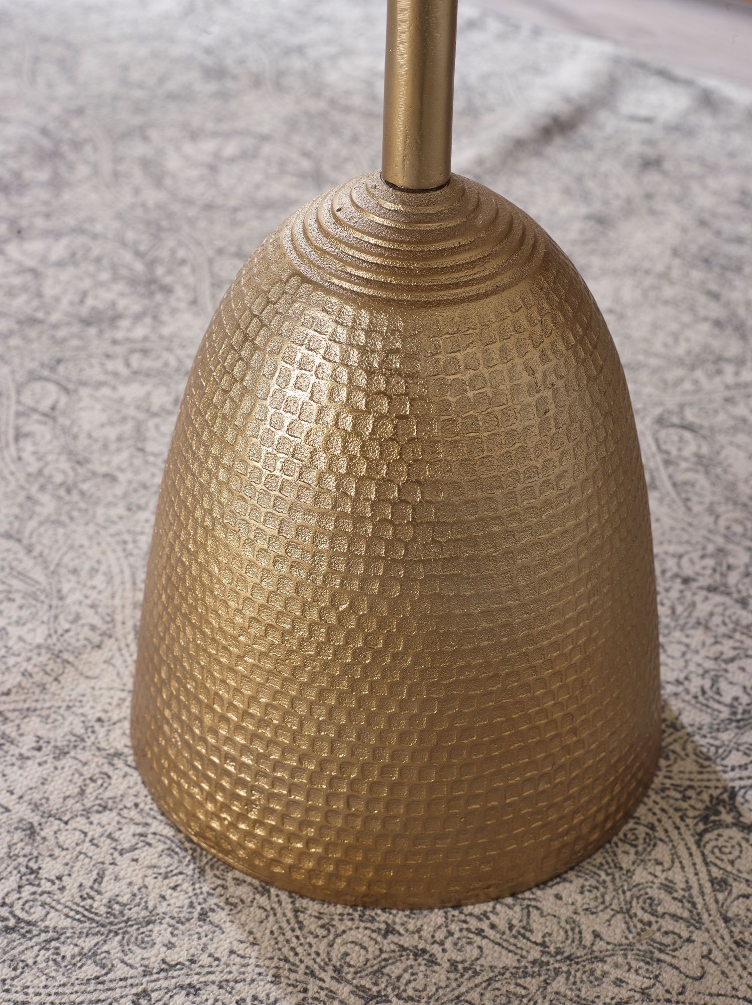 FineBuy Orientalischer Beistelltisch rund Ø 33cm Metall gold - kleiner Design Wohnzimmertisch Aluminium - Alu Couchtisch - Sofatisch - Anstelltisch | Farbe: Gold FineBuy Orientalischer Beistelltisch rund Ø 33cm Metall gold - kleiner Design Wohnzimmertisch Aluminium - Alu Couchtisch - Sofatisch - Anstelltisch | Farbe: Gold