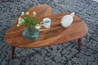 Couchtisch FineBuy Wohnzimmertisch 2er Set Nierenform Holz Beistelltisch Tisch – Ansicht 5