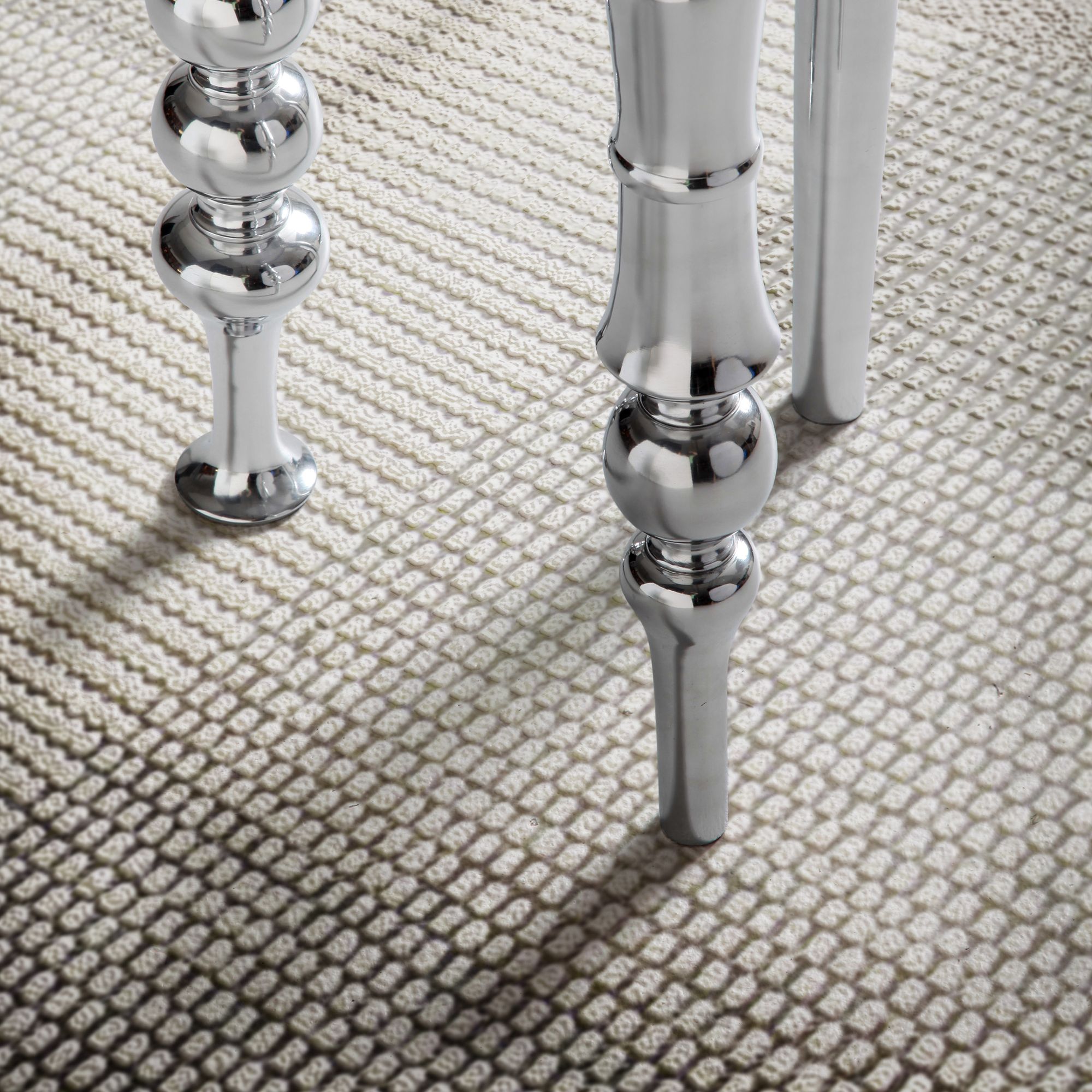 Beistelltisch FineBuy Sofatisch Metall Silber 44x44x63 cm Wohnzimmertisch Rund – Ansicht 4