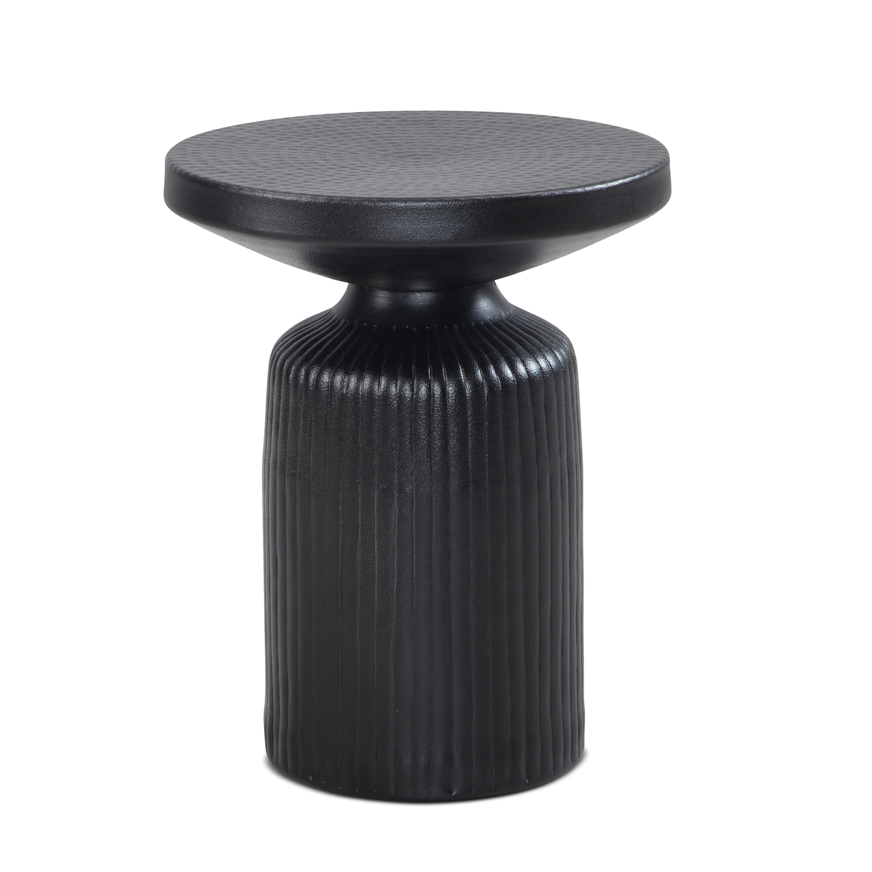Beistelltisch FineBuy Sofatisch Metall Schwarz 40x40x50 cm Wohnzimmertisch Rund – Ansicht 6