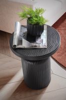 Beistelltisch FineBuy Sofatisch Metall Schwarz 40x40x50 cm Wohnzimmertisch Rund – Ansicht 5