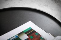 Couchtisch rund 60cm Metall schwarz Wohnzimmertisch Alu Sofatisch Beistelltisch – Ansicht 5