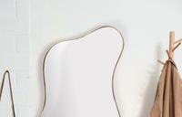 WOHNLING Wandspiegel Flurspiegel Asymmetrisch 100 cm Spiegel Flur Hängespiegel – Ansicht 4