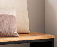 Massivholz Sitzbank 120 cm Akazie - Design Bank - Garderobenbank - Bettbank – Ansicht 5