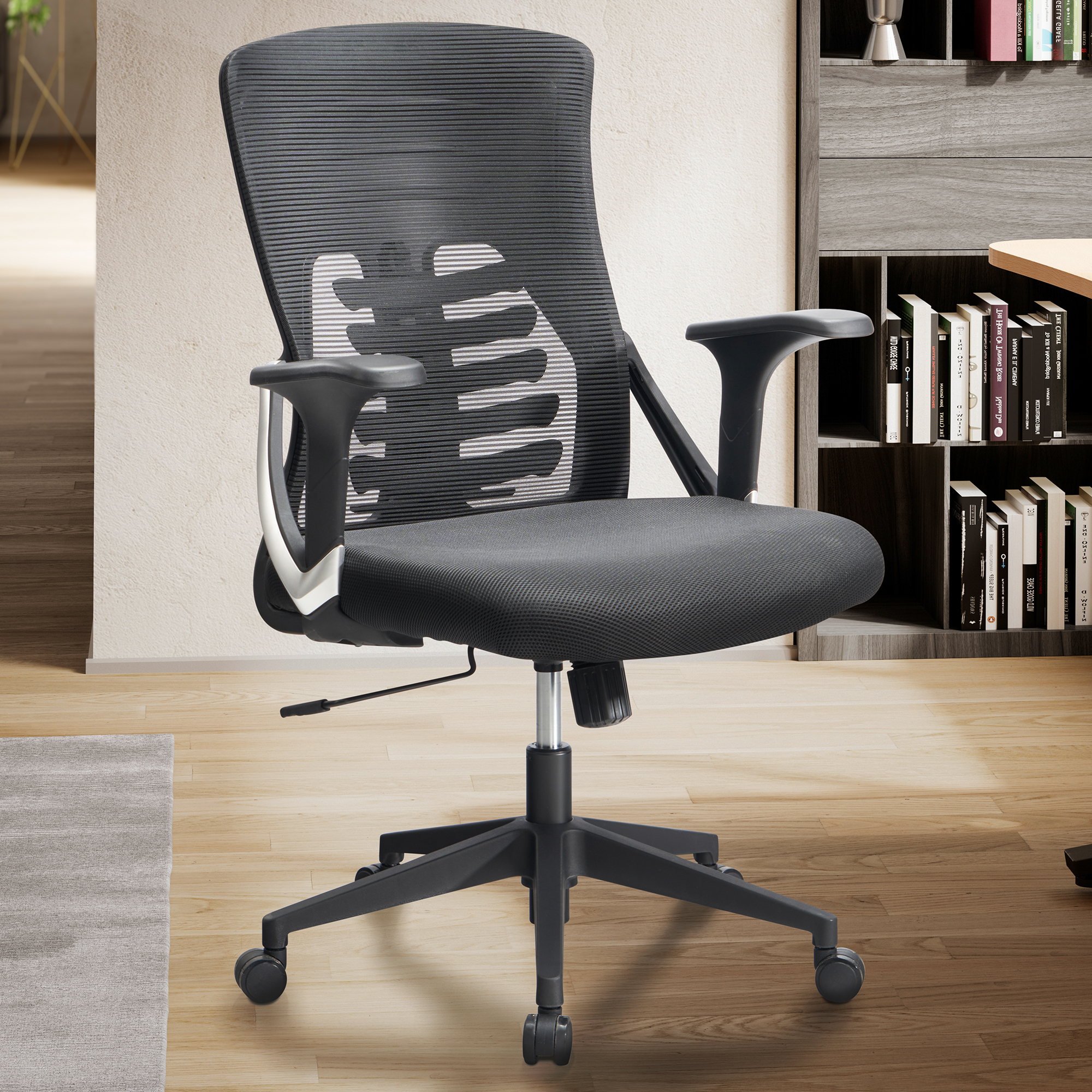 Bürostuhl FineBuy Schreibtischstuhl Mesh Drehstuhl Ergonomisch Stoff 120 kg – Ansicht 1
