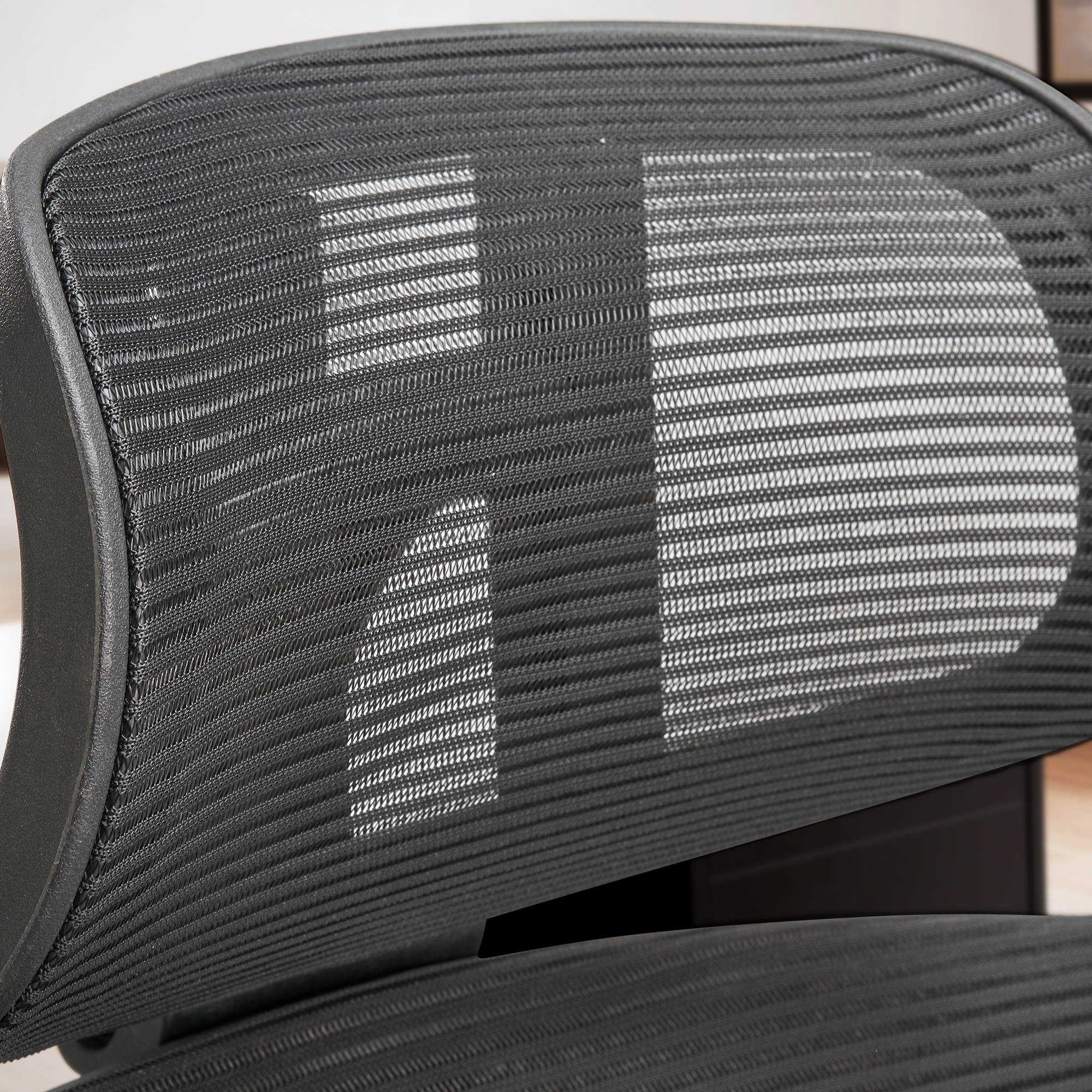 Bürostuhl FineBuy Schreibtischstuhl Mesh Schwarz Drehstuhl Ergonomisch 120 kg – Ansicht 7