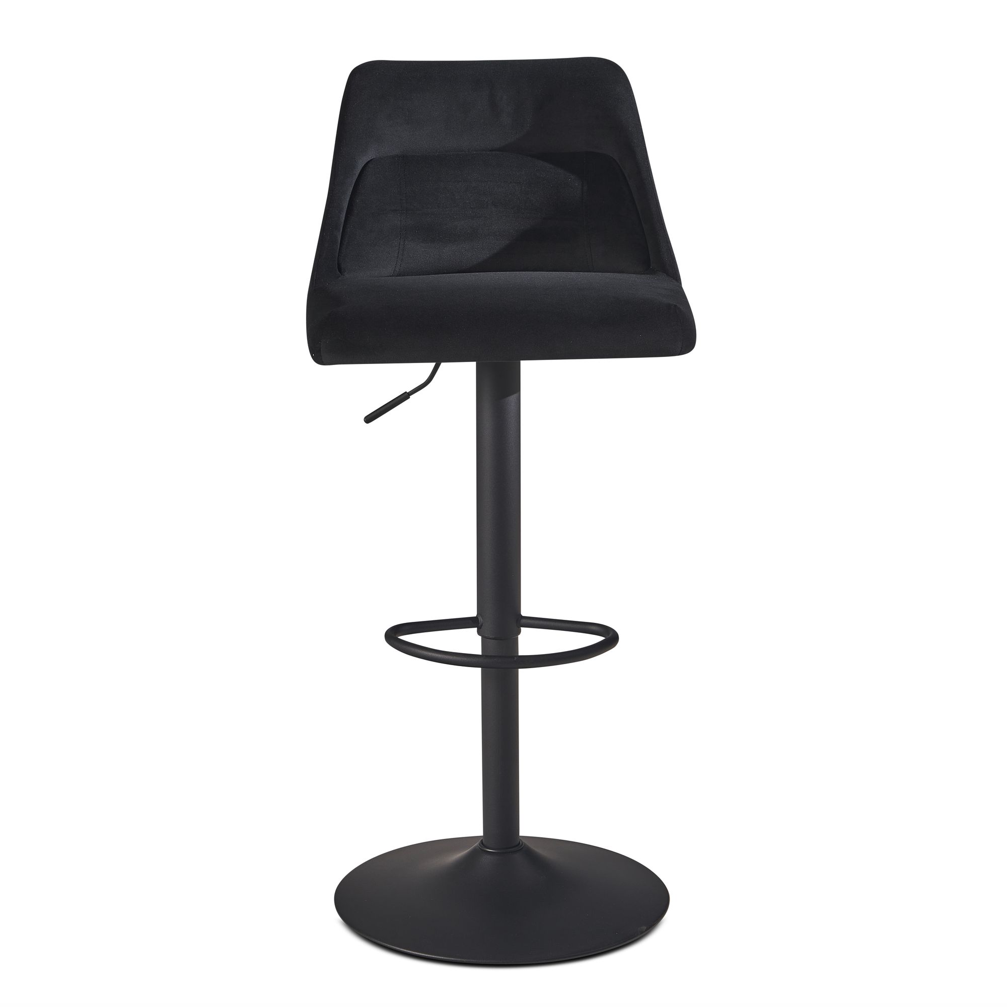 Barhocker FineBuy Küchenhocker Samt Hocker Bistrohocker Drehbar Barstuhl Modern – Ansicht 7
