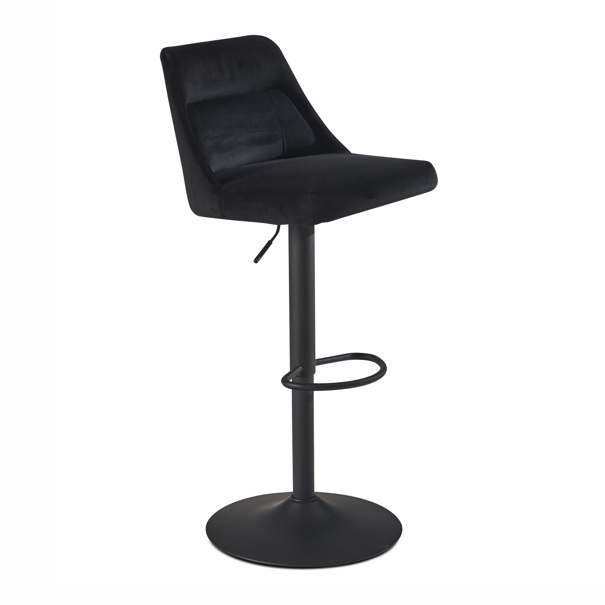 Barhocker FineBuy Küchenhocker Samt Hocker Bistrohocker Drehbar Barstuhl Modern – Ansicht 8