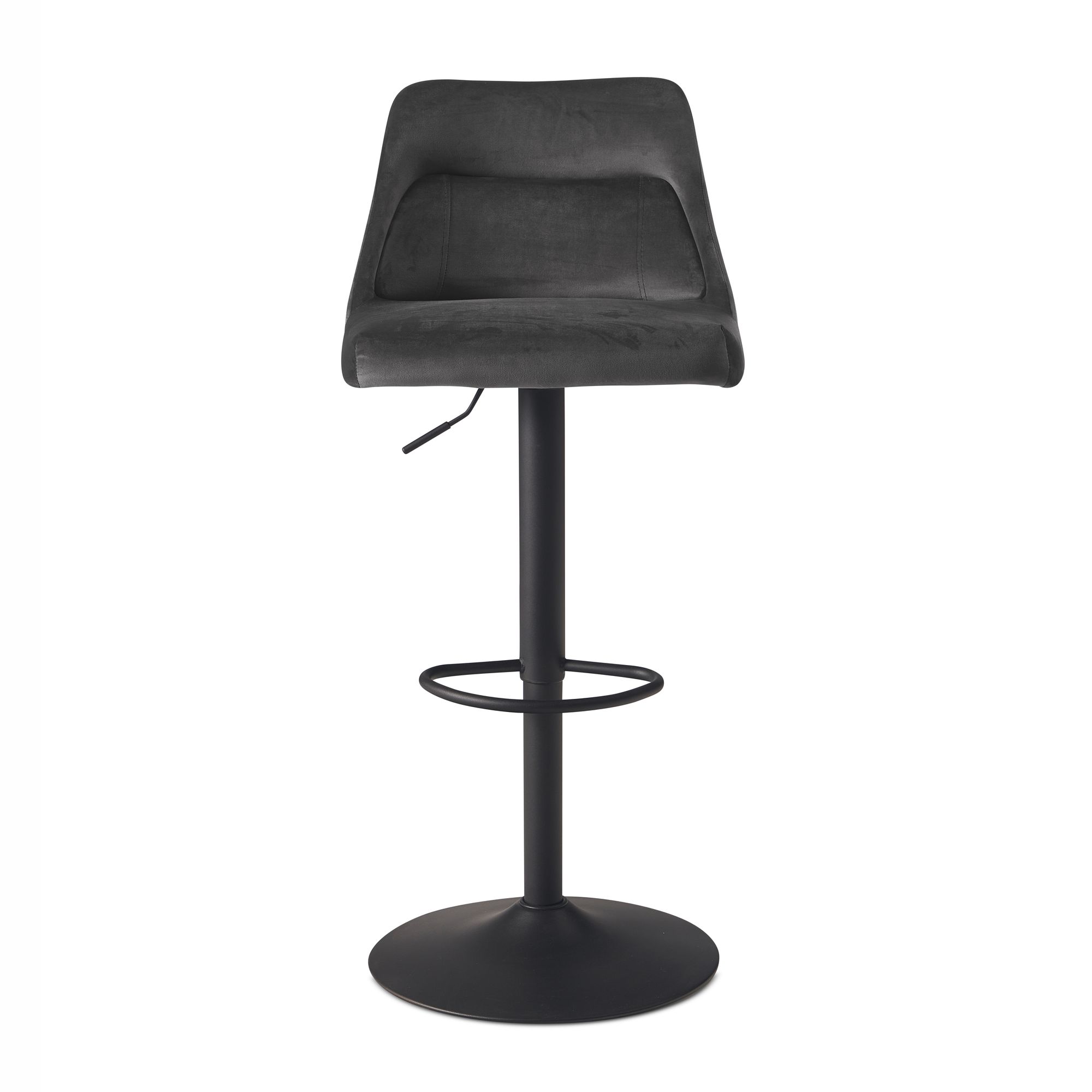 Barhocker FineBuy Küchenhocker Samt Hocker Bistrohocker Drehbar Barstuhl Modern – Ansicht 6