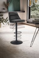 Barhocker FineBuy Küchenhocker Samt Hocker Bistrohocker Drehbar Barstuhl Modern – Ansicht 4