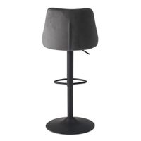Barhocker FineBuy Küchenhocker Samt Hocker Bistrohocker Drehbar Barstuhl Modern – Ansicht 7