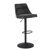 Barhocker FineBuy Küchenhocker Samt Hocker Bistrohocker Drehbar Barstuhl Modern – Ansicht 8