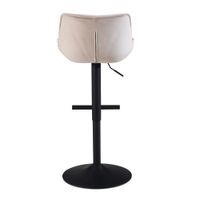 Barhocker FineBuy Küchenhocker Samt Hocker Bistrohocker Drehbar Barstuhl Modern – Ansicht 7