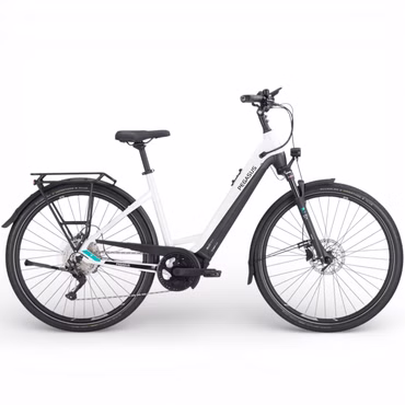 PEGASUS Premio EVO 10 Lite CX E-Bike | 750Wh | Trekking 28 Zoll 10 Gang 45 cm Weiß