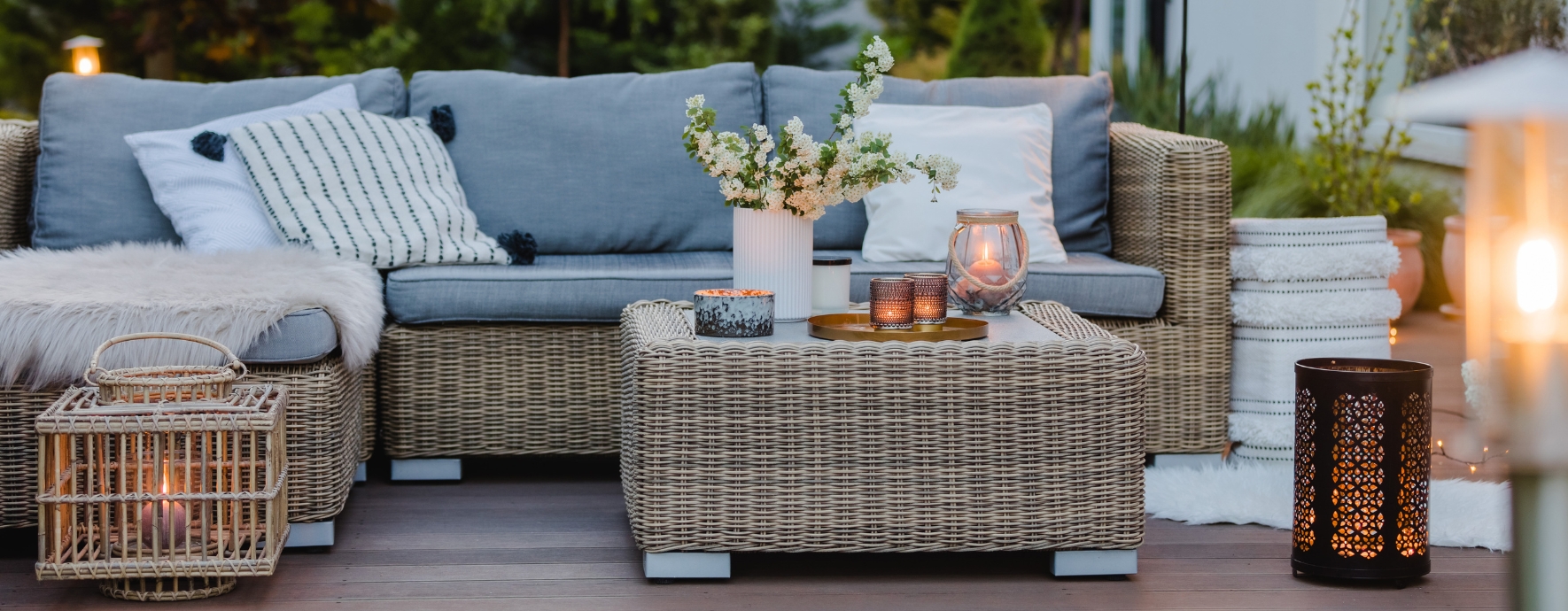 Prêts pour l'automne dans le jardin
