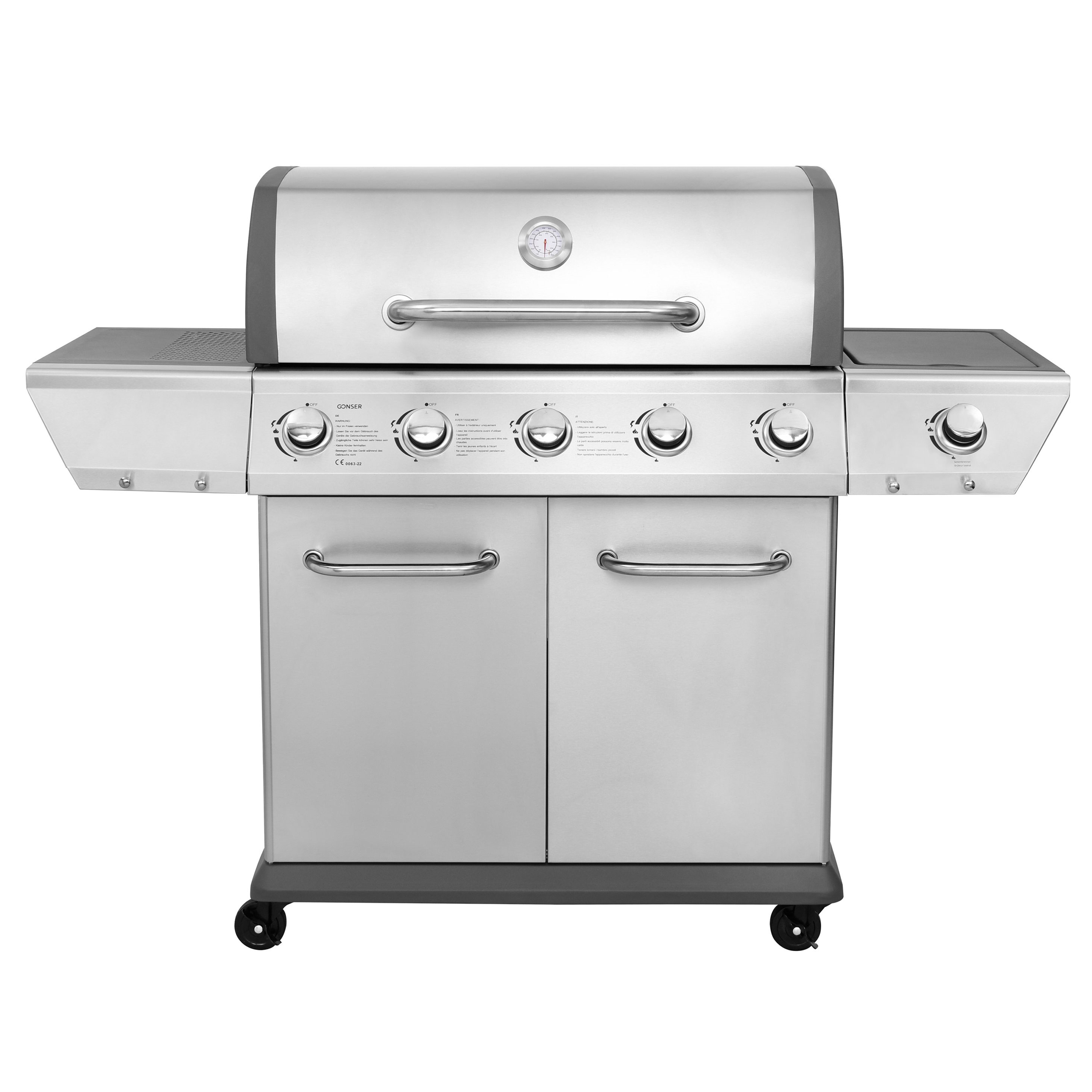 Gasgrill OMEGA 5+1 Brenner