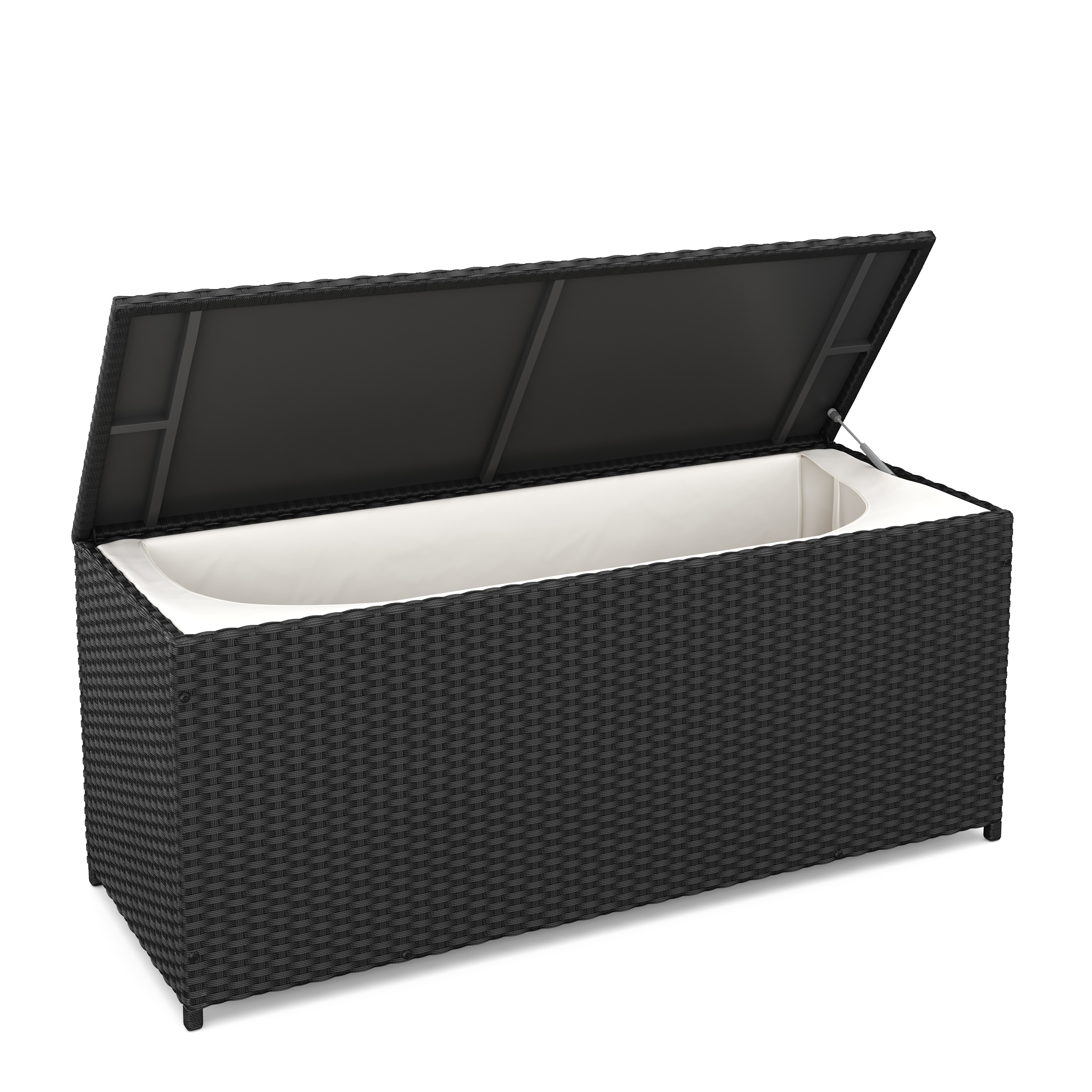 Kissenbox MILA 115 x 48 x 52 cm schwarz