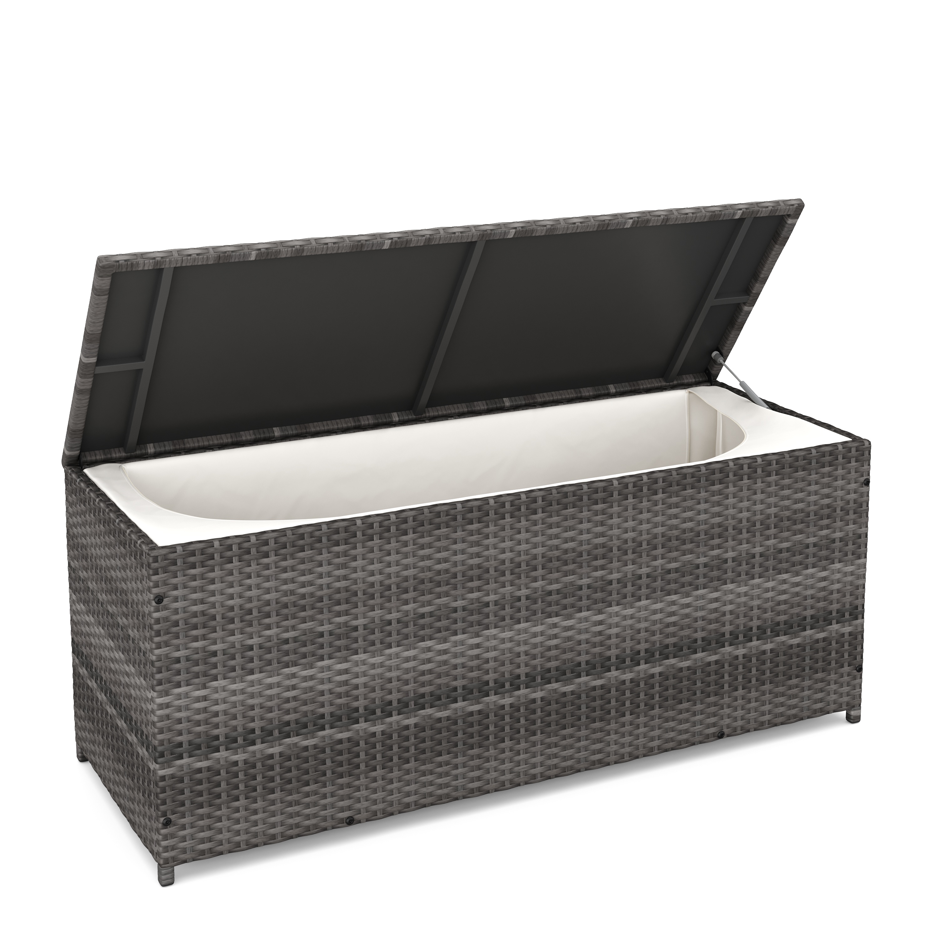 Kissenbox MILA 115 x 48 x 52 cm grau