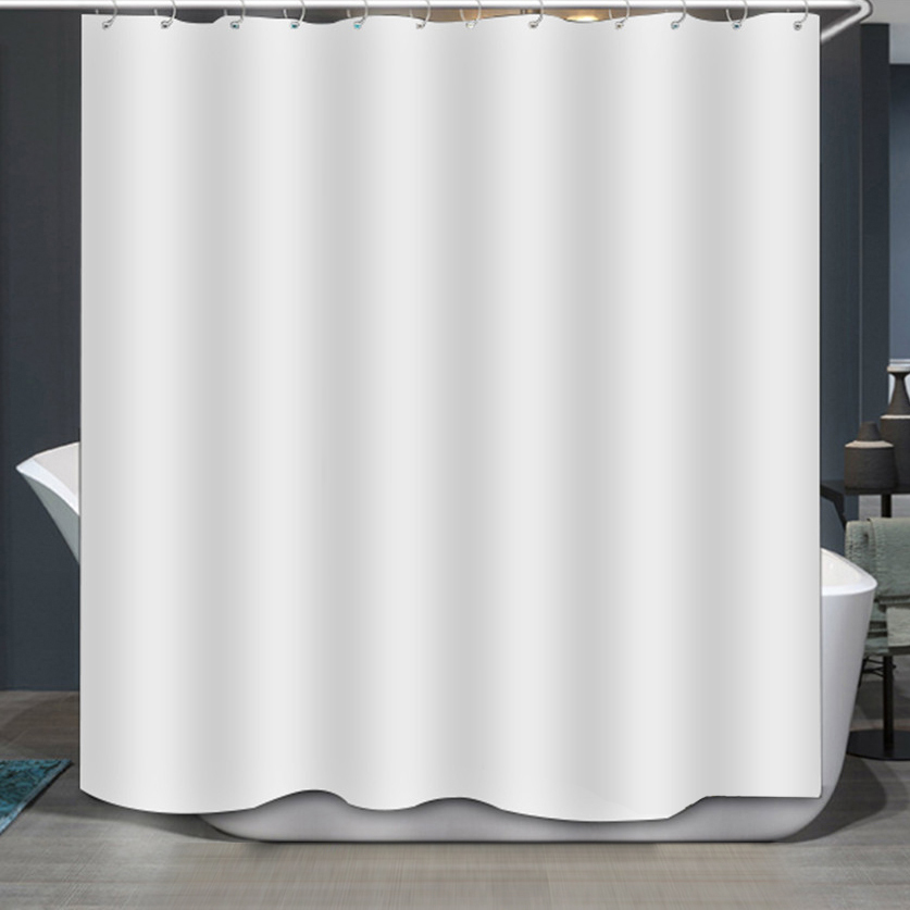 Duschvorhang 180 x 200 cm weiss