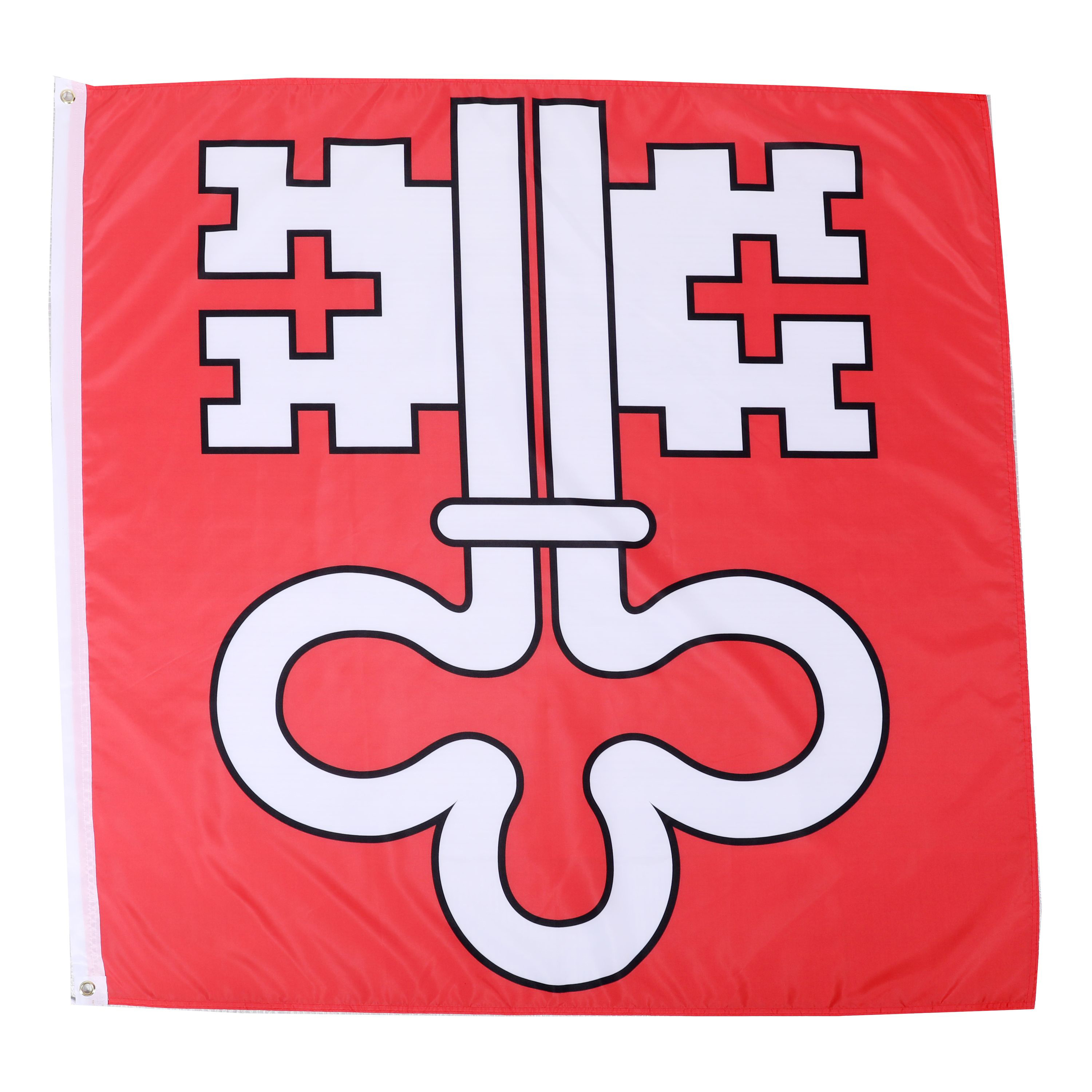 Kantonsflagge Nidwalden 120 x 120 cm