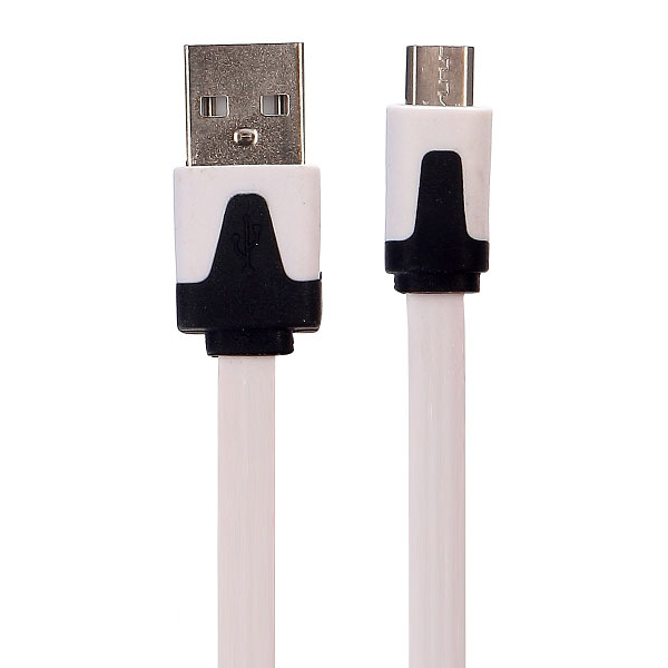 Ladekabel Micro USB weiss 3 m