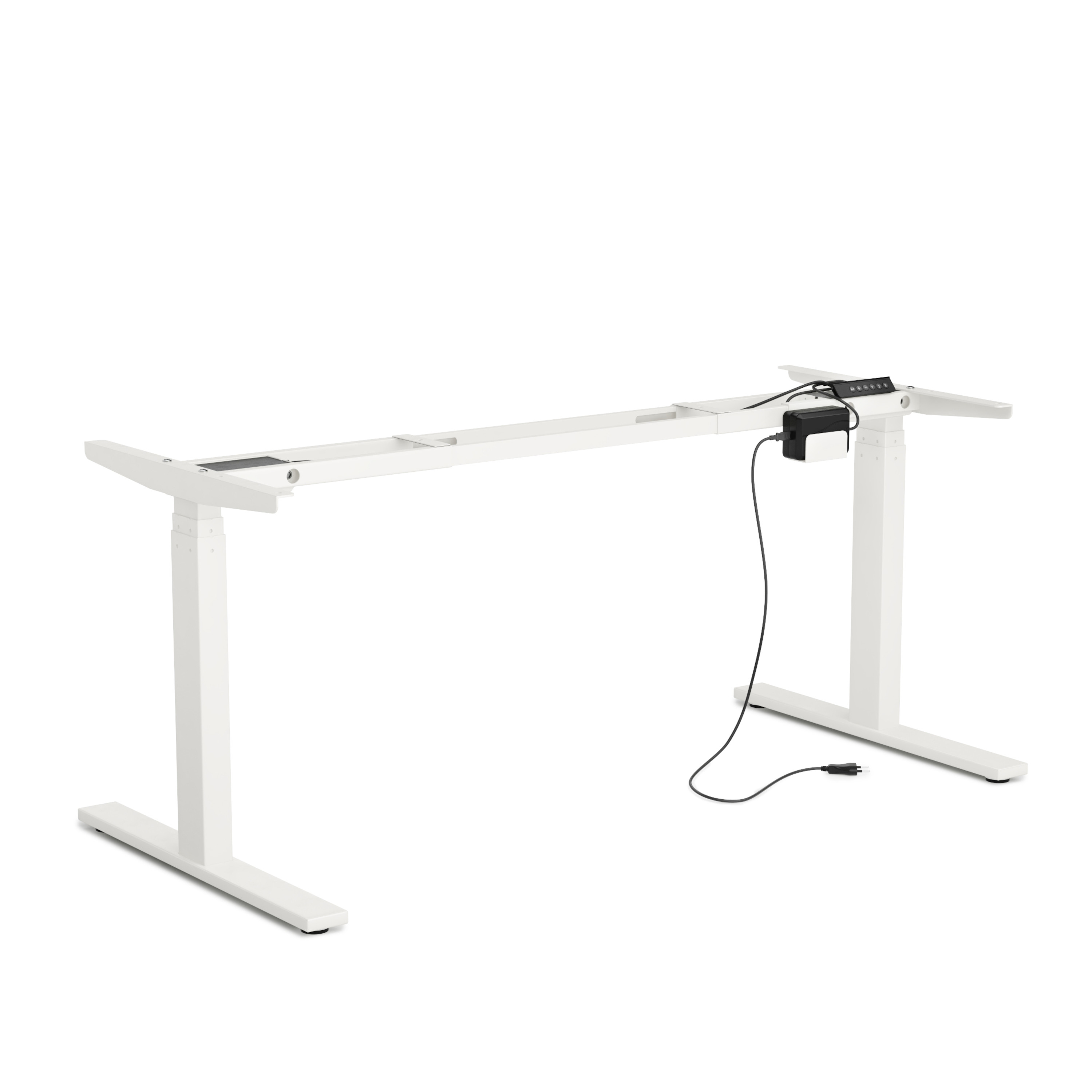Tischgestell Stehpult elektrisch weiss 160 - 180 cm