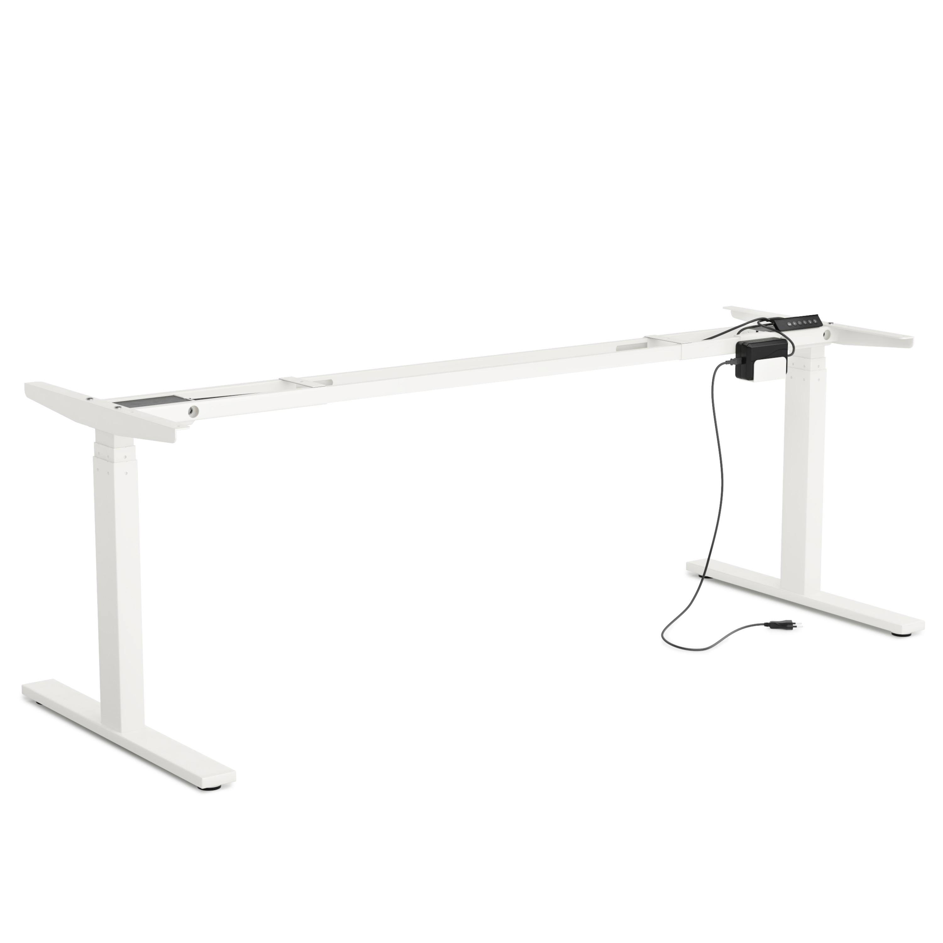 Tischgestell Stehpult elektrisch weiss 180 - 200 cm