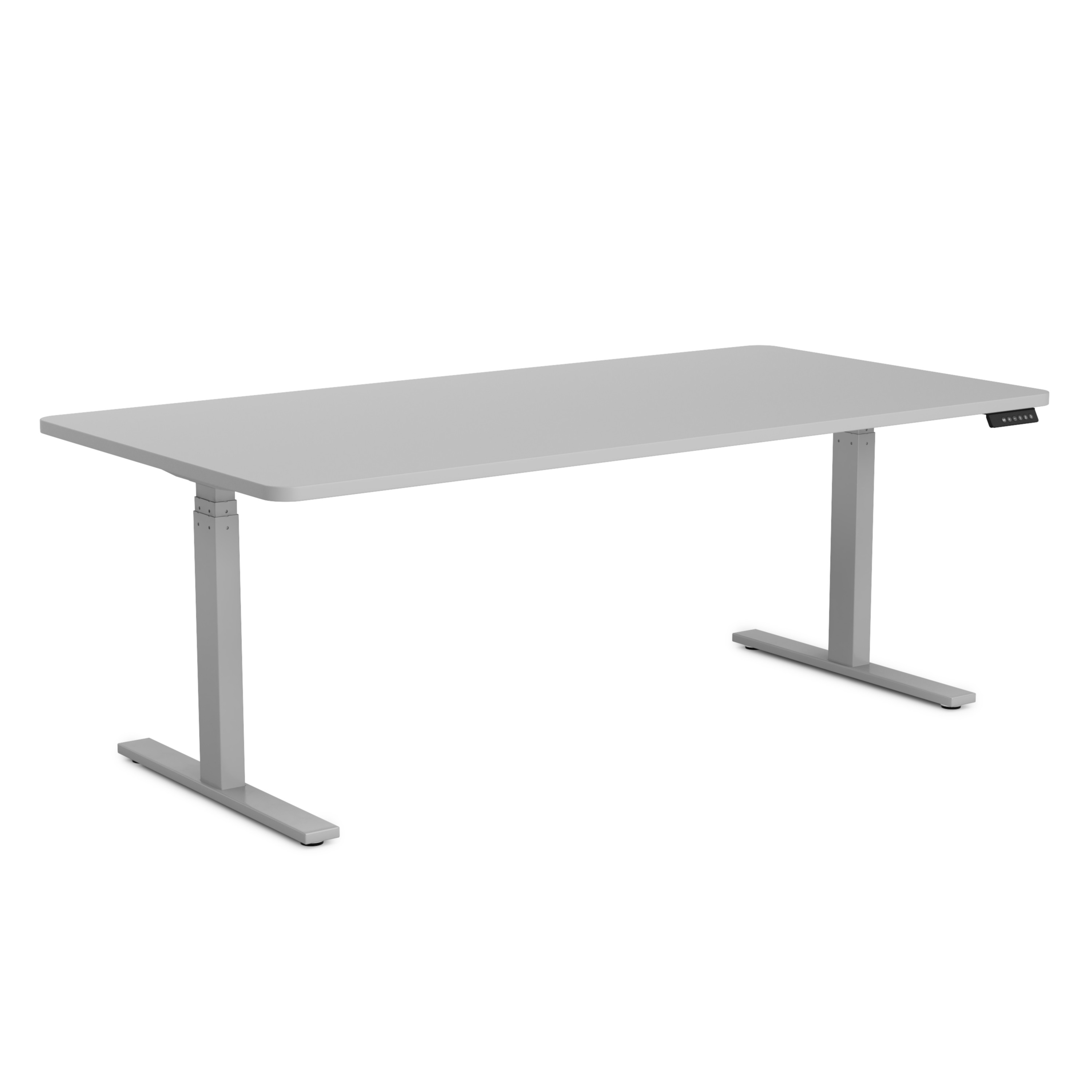 Stehpult elektrisch PREMIUM grau 180 x 90 cm