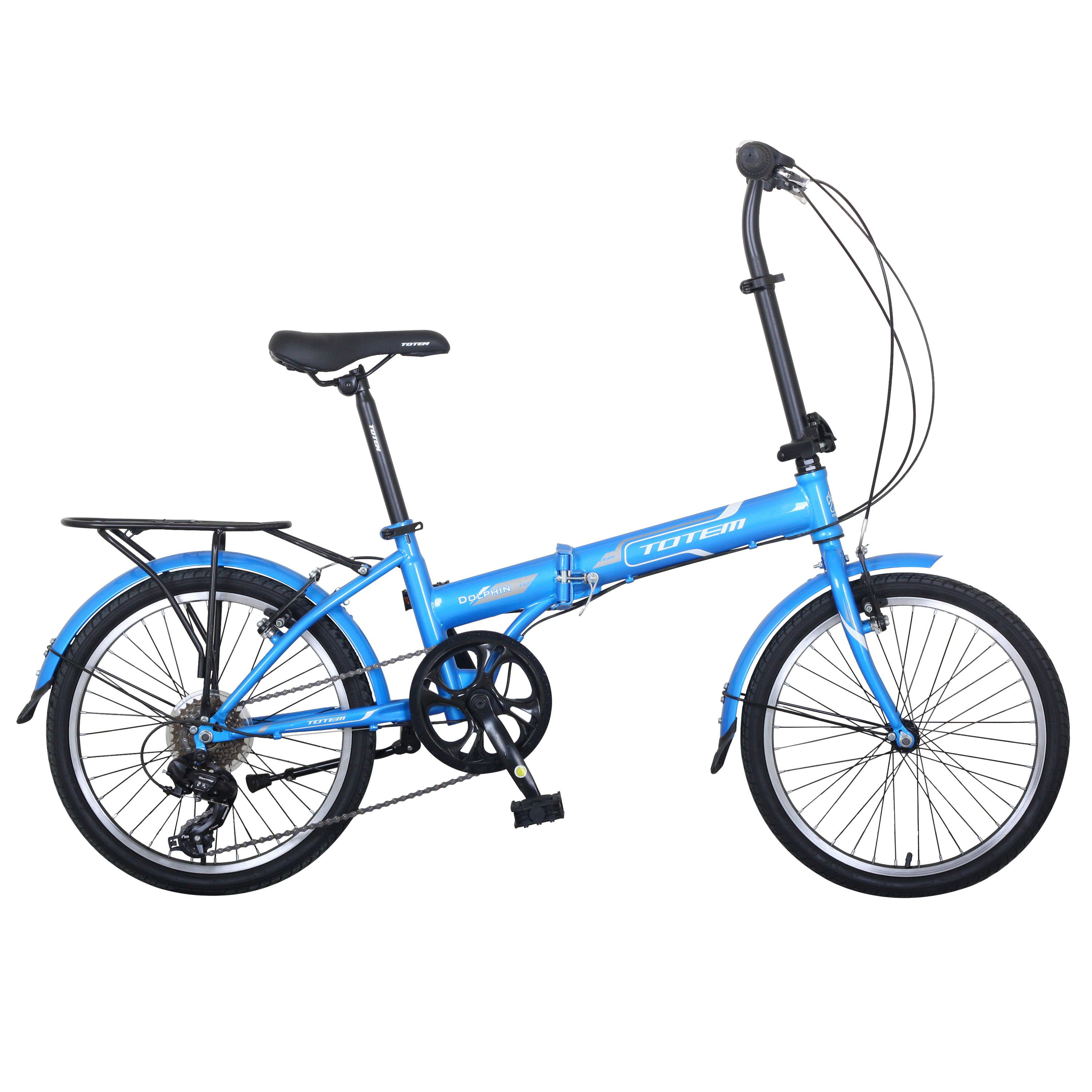 Klappvelo 20" TWIST blau