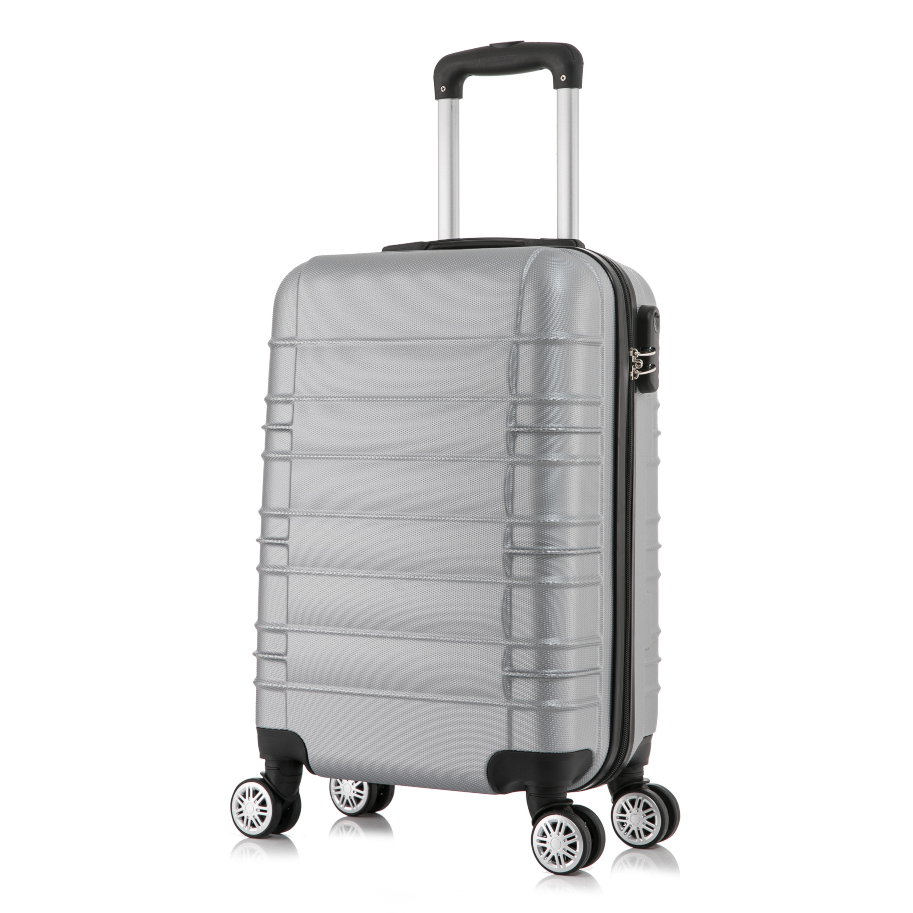 Reisekoffer Hartschalenkoffer AVA Grösse L silber