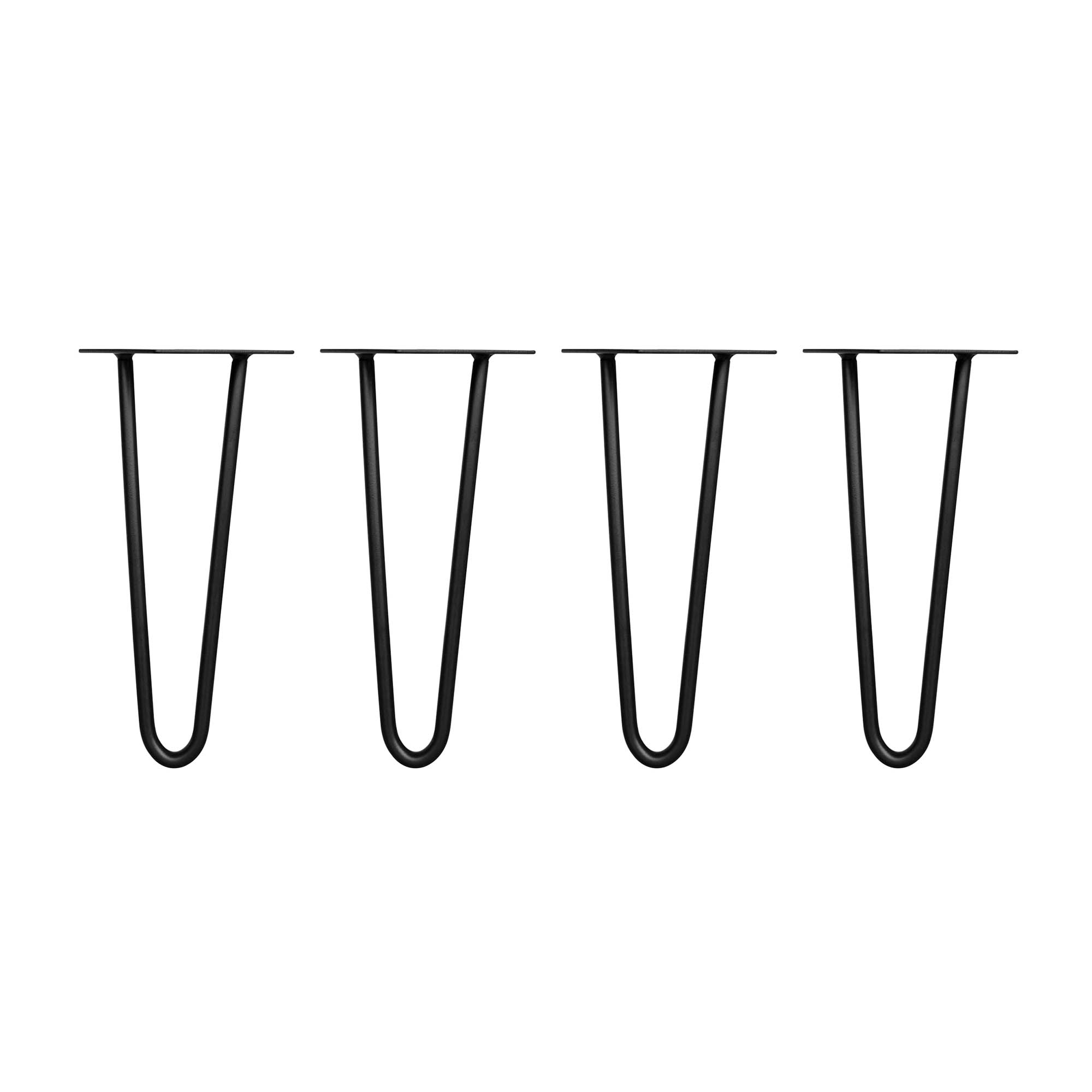 Tischbeine Hairpin schwarz 45 cm
