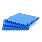 Floor protection mat set 61 x 61 cm blue 12 pcs