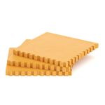 Floor protection mat set 61 x 61 cm orange 12 pcs