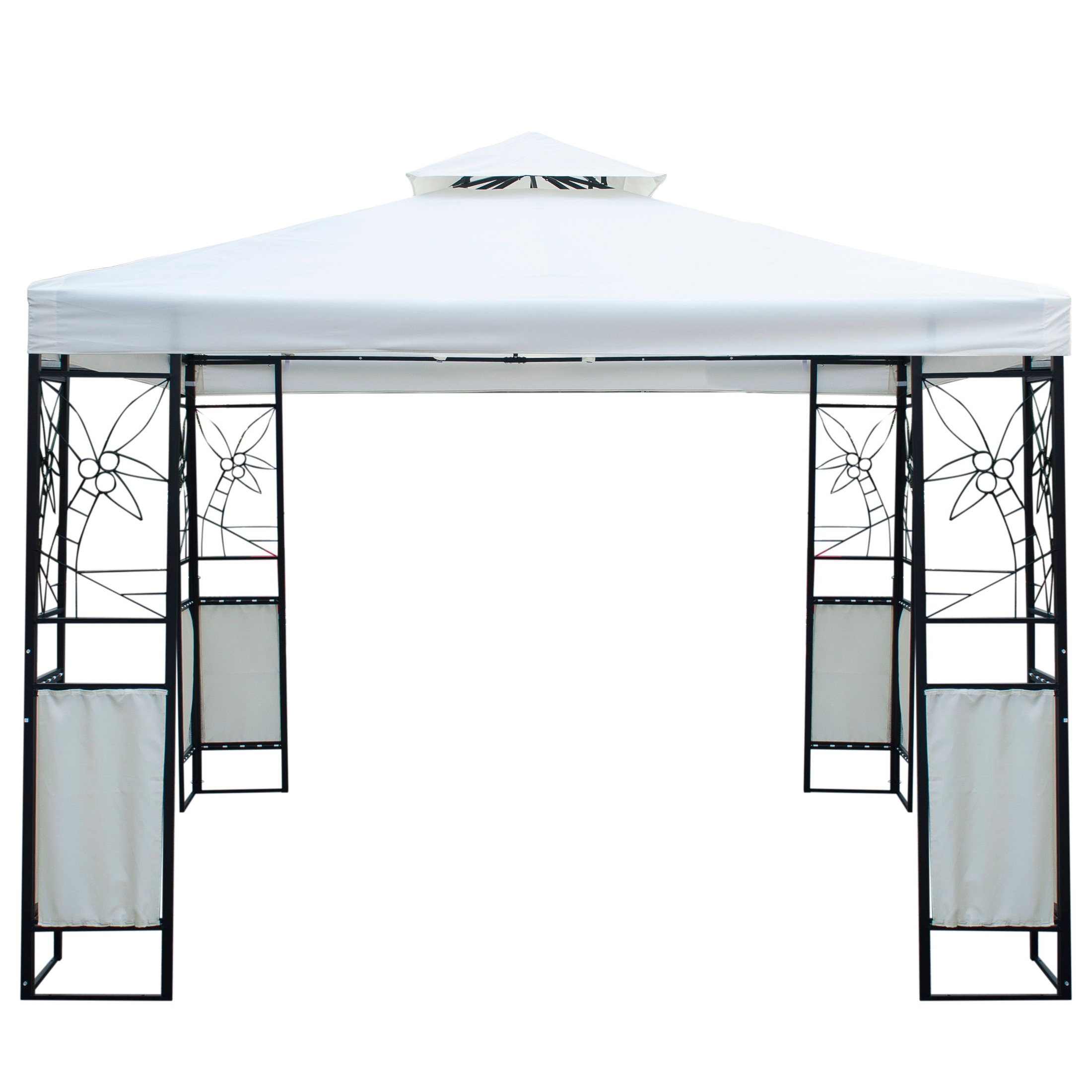 Gartenpavillon HOWEA 3 x 3 m weiss