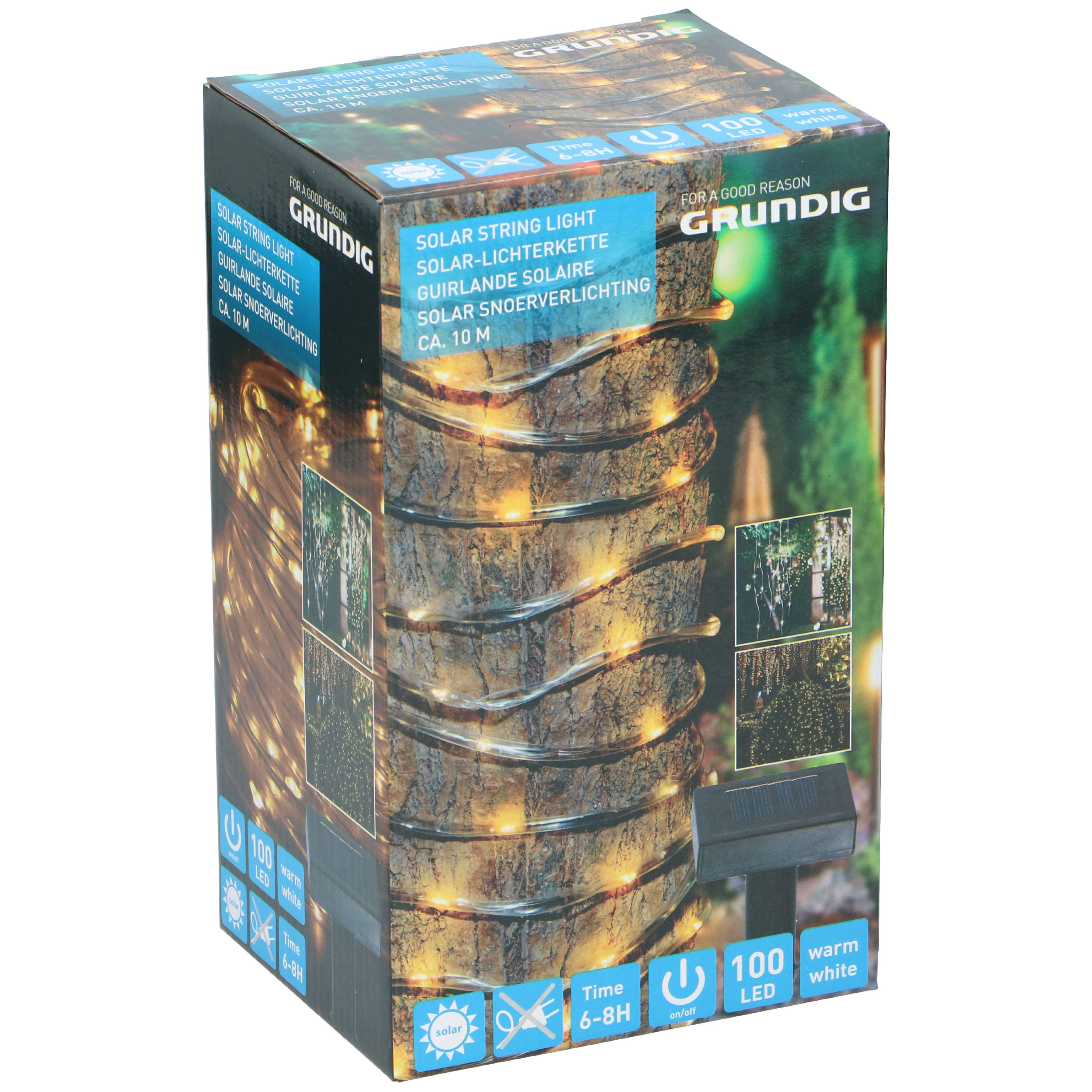 LED Solar Lichterkette 10 m